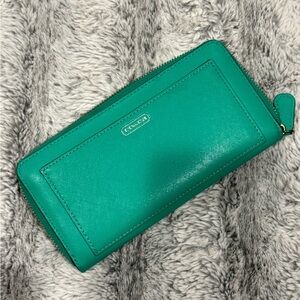 Green coach wallet